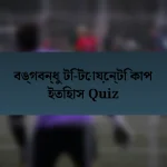 বঙ্গবন্ধু টি-টোয়েন্টি কাপ ইতিহাস Quiz